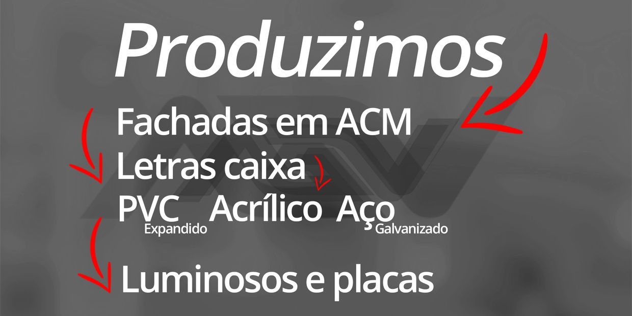 Comunicação visual - Placa de acm -Letreiros luminosos - Tottens - Toldos - Policarbonato